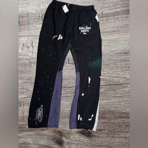 Gallert Dept. Painted Flare Sweatpants Black Size L